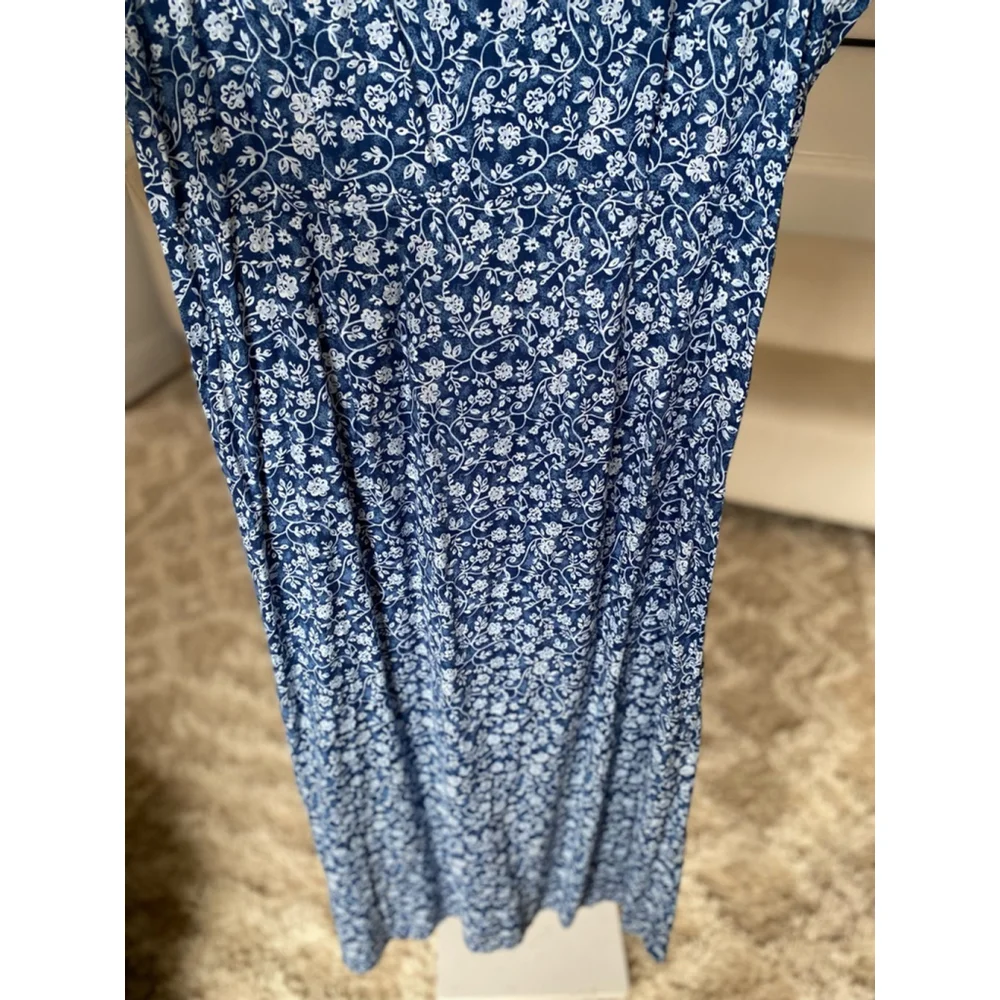 Vintage Expressions Tank Maxi Dress Ditsy Floral Cottagecore Summer Spring Boho